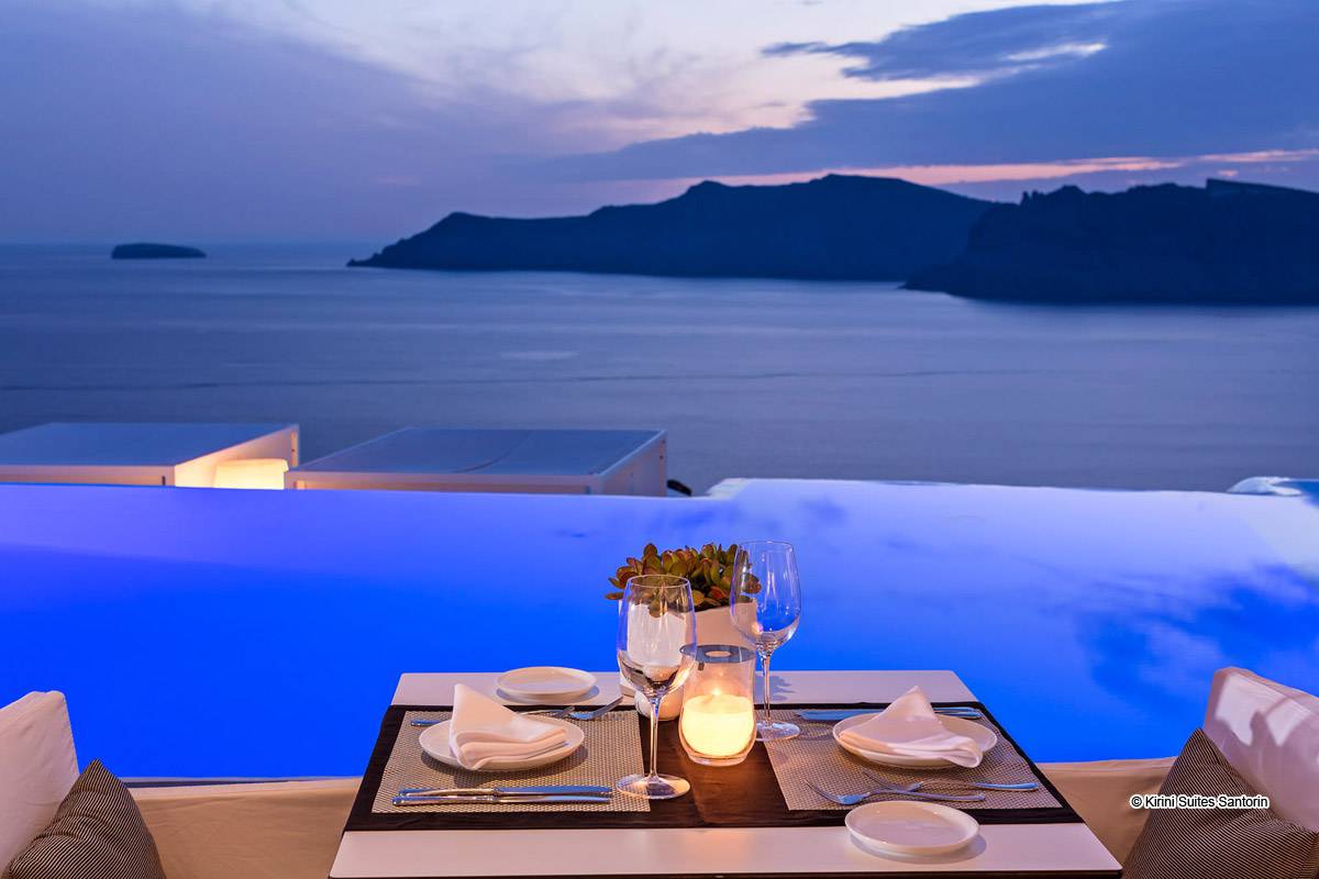 Kirini Suites Spa Hotel Santorin star luxury hotels